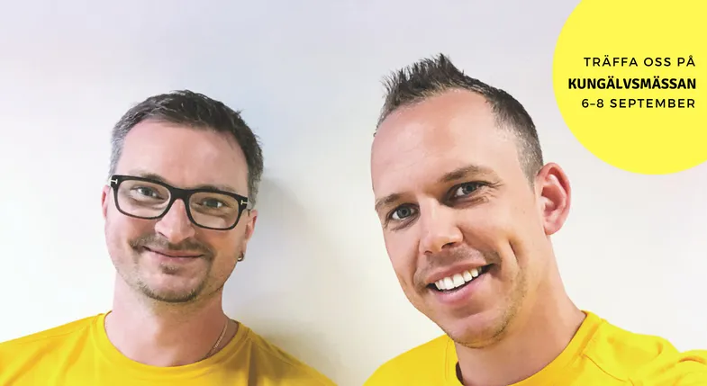 Tra&#776;ffa oss pa&#778; Kunga&#776;lvsma&#776;ssan 6-8 sep